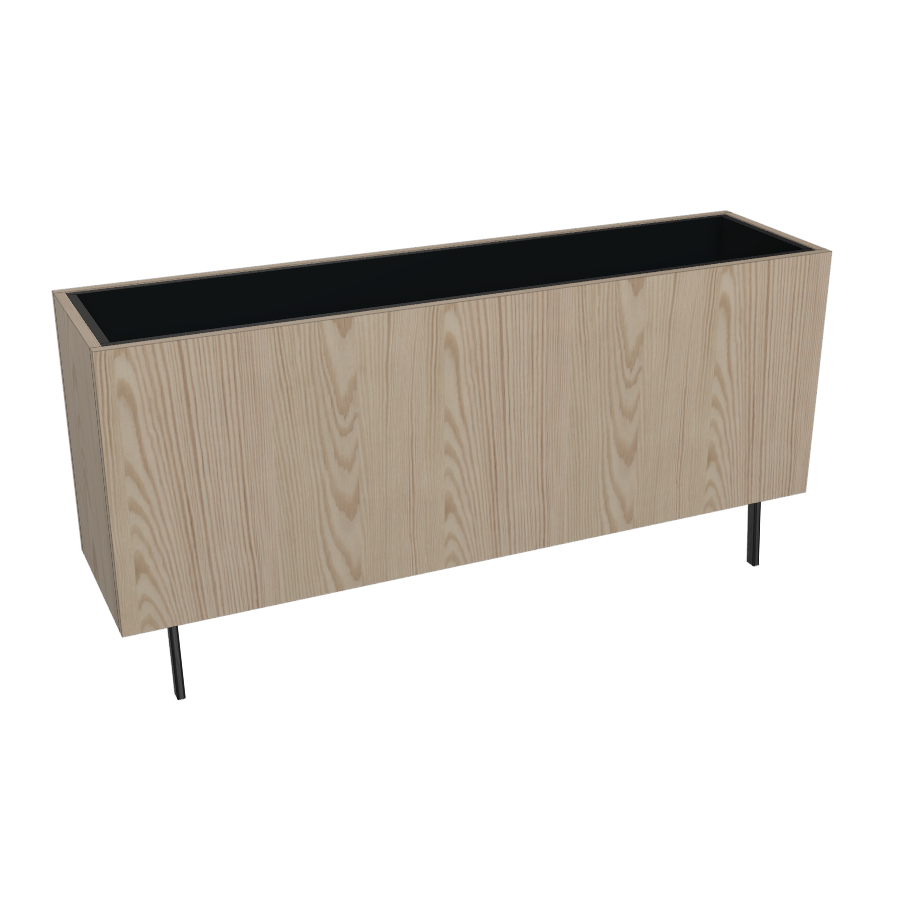Modern Veneer Office Planter Box