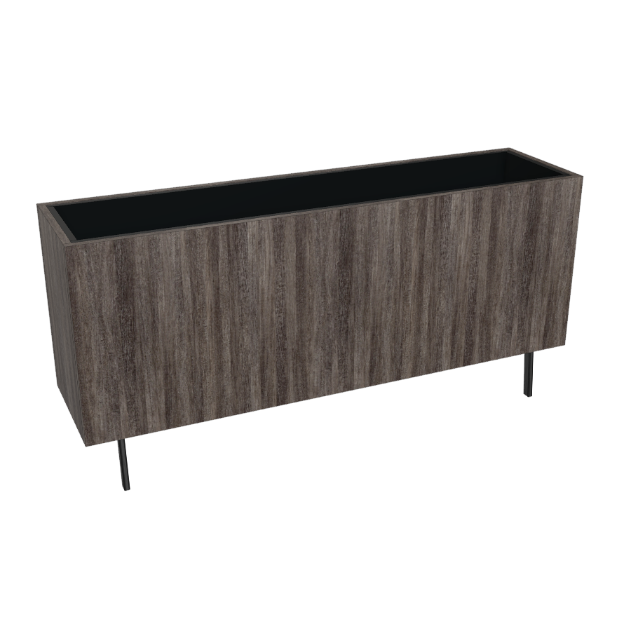Modern Veneer Office Planter Box