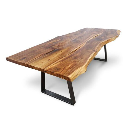Live Edge Walnut Dining Room Table - Handmade Black Walnut