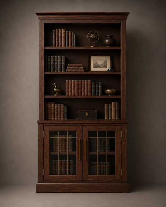 Heritage Library Bookcase hero render