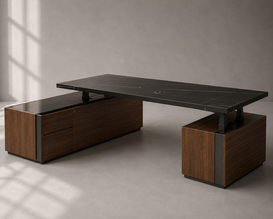 Meridian Executive Desk hero render